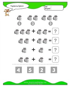 Toplama İşlemi Çalışma Sayfaları